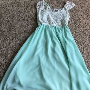 Mint lace dress from Delias XS